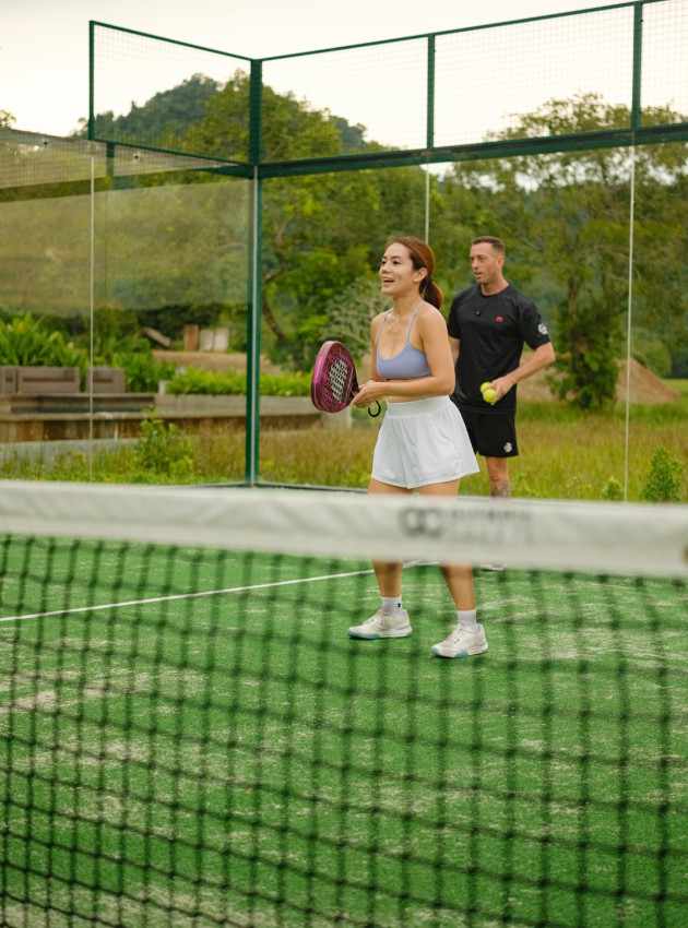 Private padel training at Padé